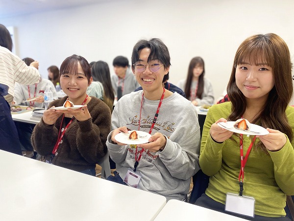 いちご大福を学ぶ(製菓理論・和菓子)