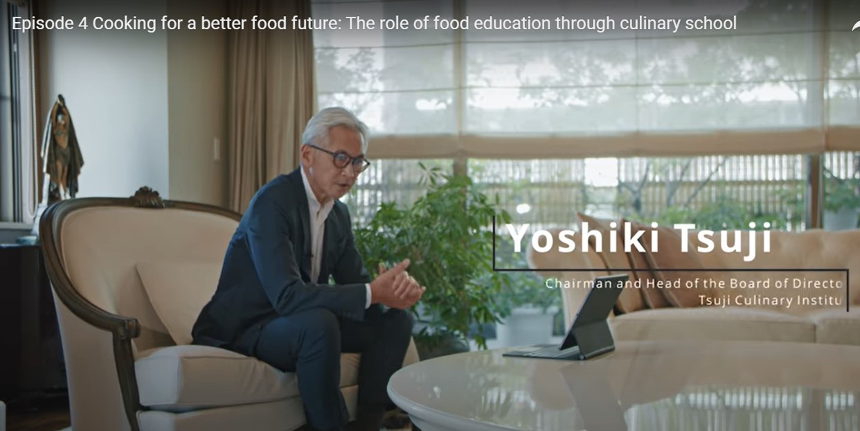 国連食糧農業機関（FAO）動画「未来に繋ぐ料理哲学」に出演