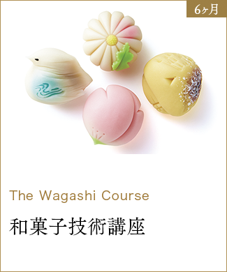 6ヶ月 The Wagashi Course 和菓子技術講座